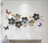 Metal Wall Art - Flowers and Butterflies