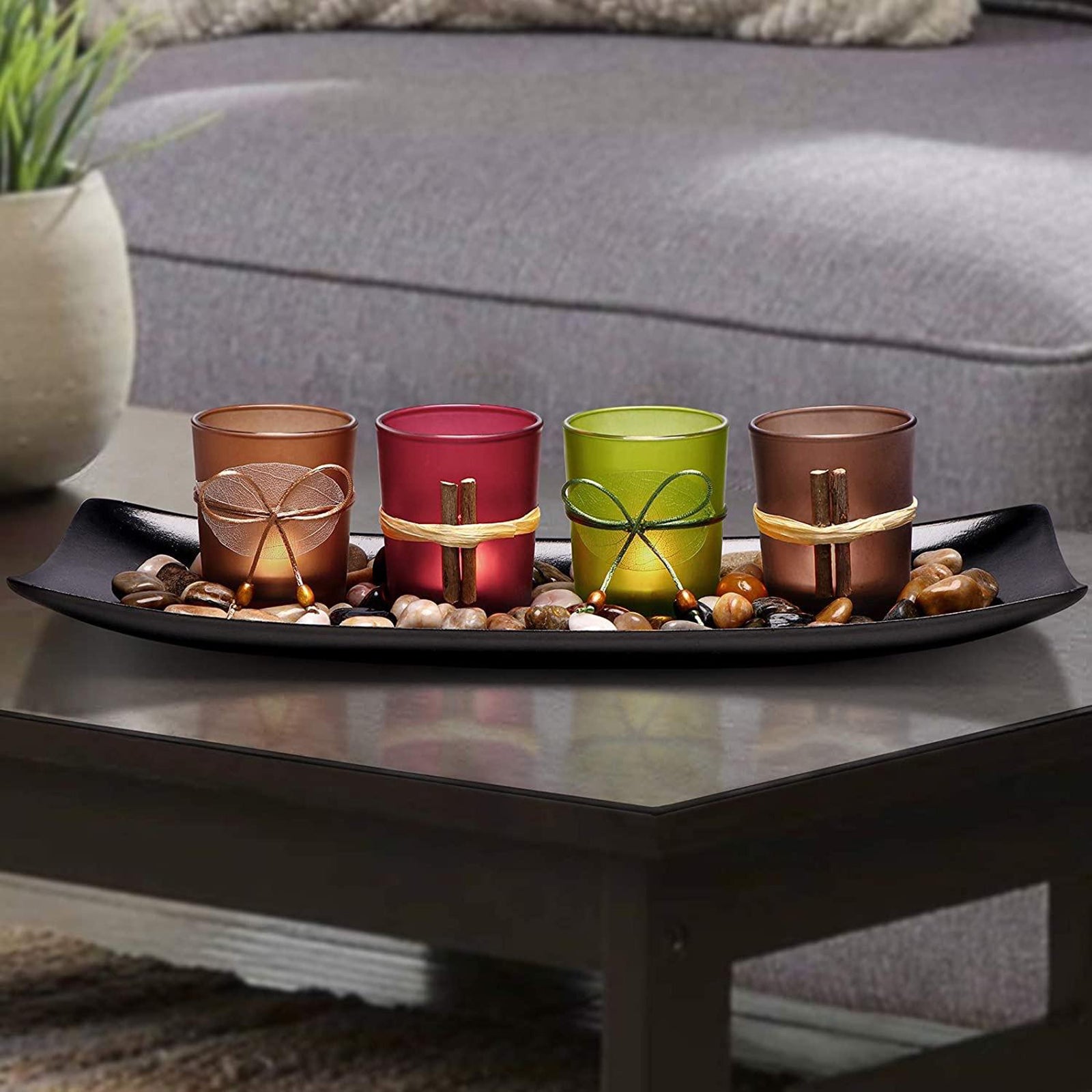 Candle Holders - Set  of 4 LED Candle Holders