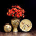 Ceramic 3PC Vases/ Jars set  With Ceramic Plate