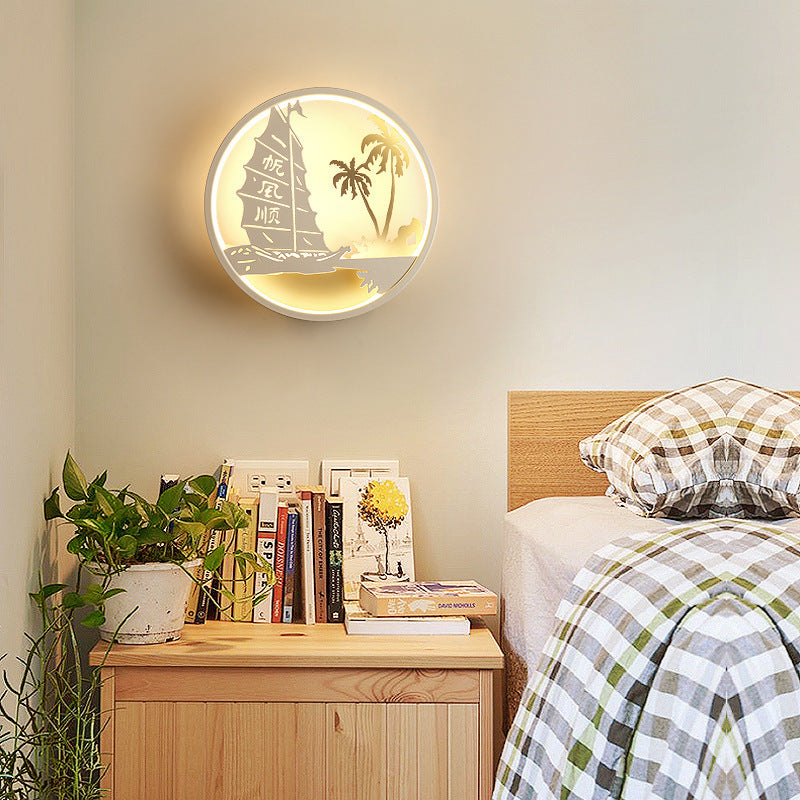 FINAL LED Chines Mural Wall Lamp