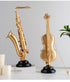 FINAL Music Band Gold Violin Artware Sculpture