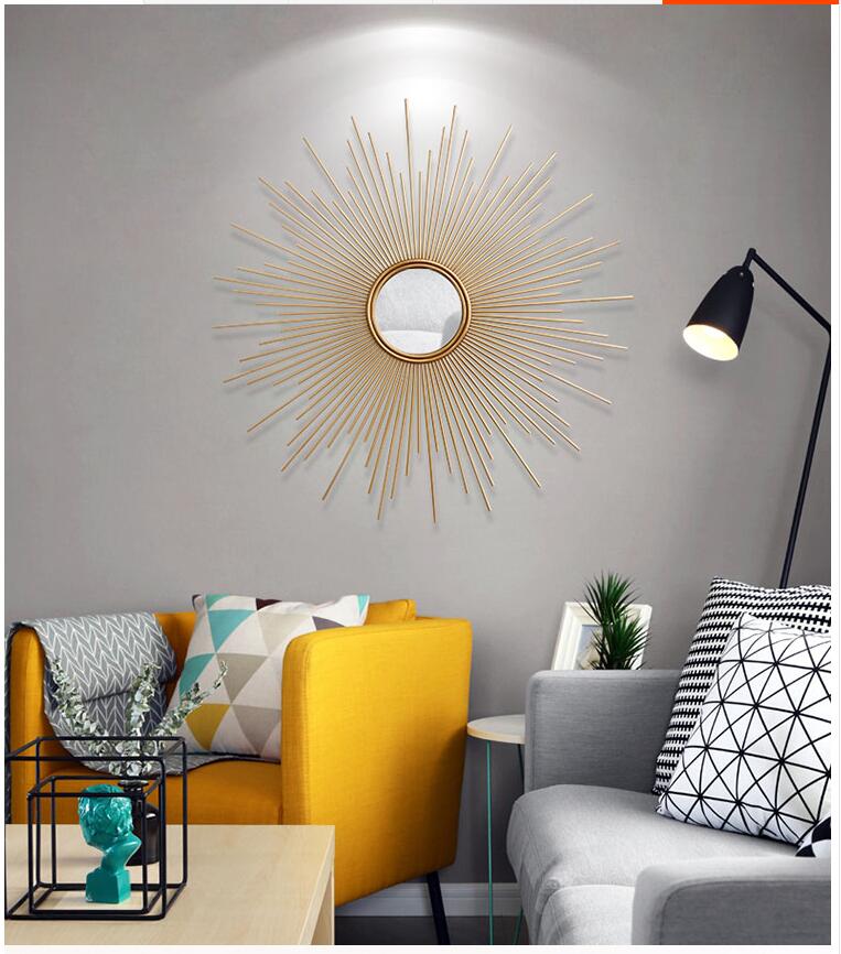 Mirror - Sun Shape Wall Mirror Decorative