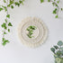 Handloom Wall Decor -  Mirror Boho Woven Mirror Tapestry