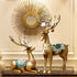 Deer Standing Disk - European Deer Furnishings Home Accessories High-end Decoration