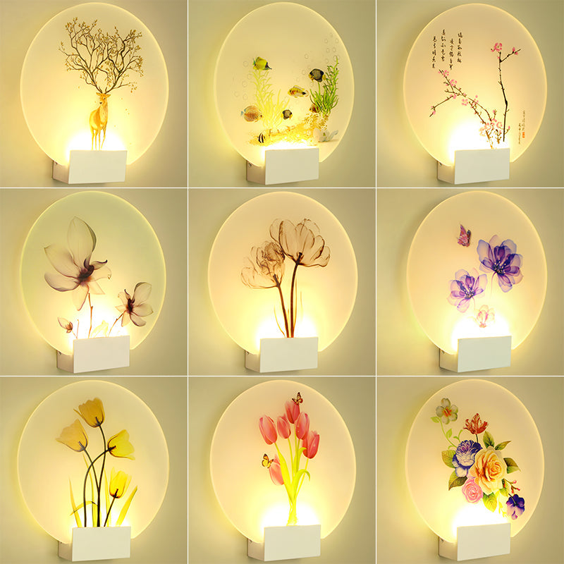 FINAL LED Chines Mural Wall Lamp