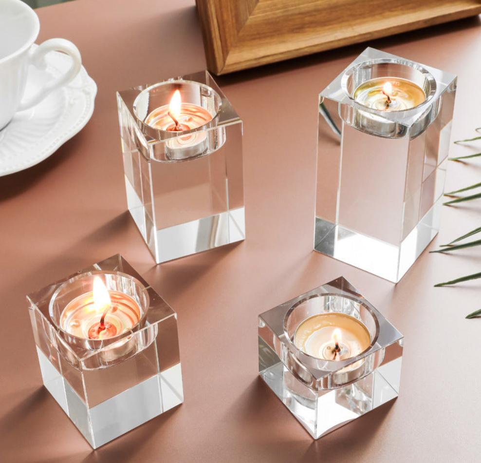 Candle holders  Glass