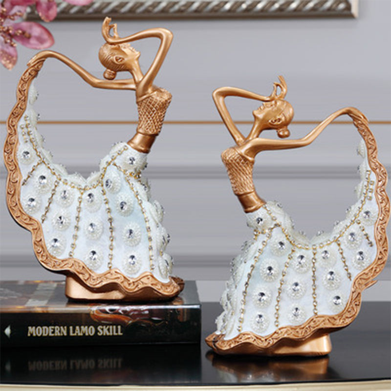 Ceramic Plate - Dancing Girls Decorative Ornaments