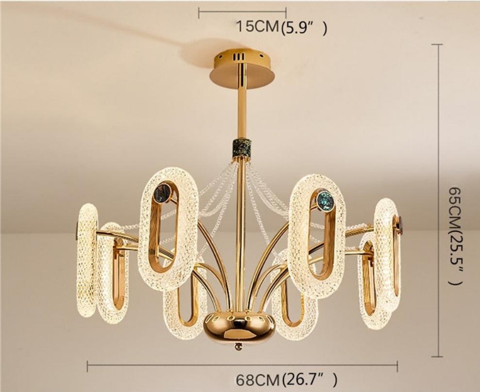 Light  - Oval Crystal Pendant Lamp