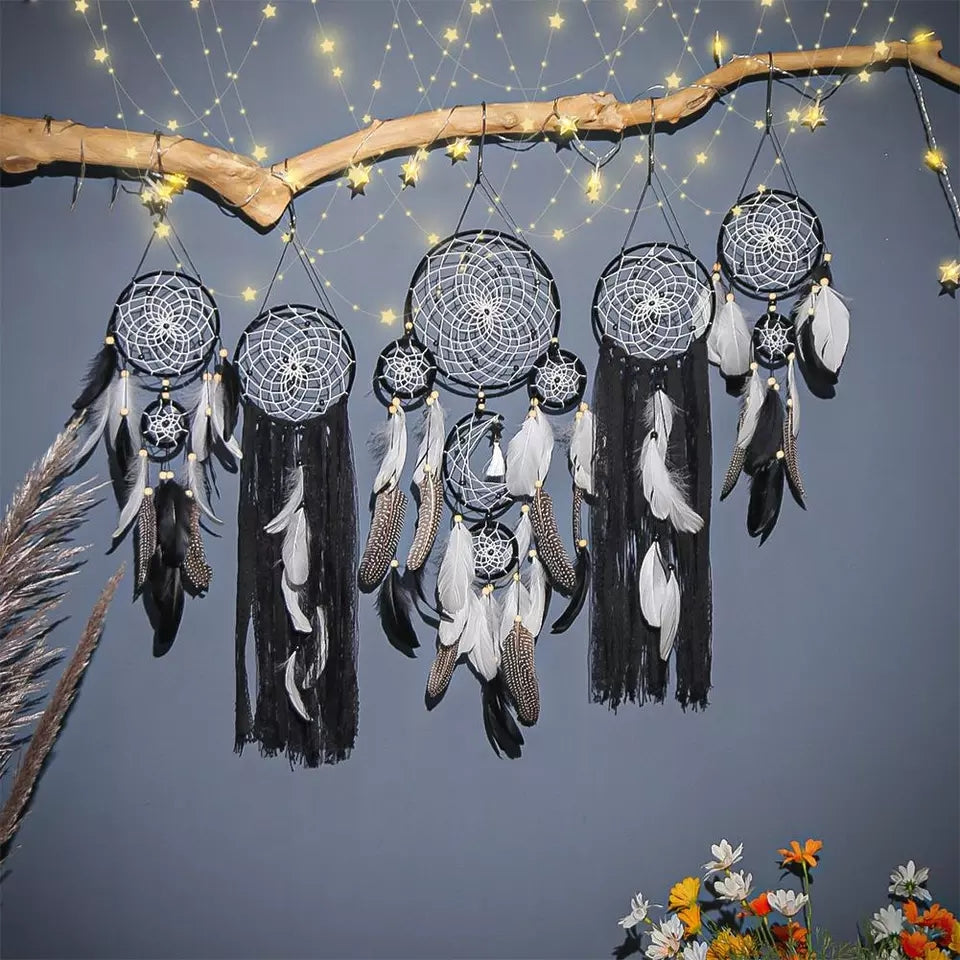 Dream Catcher -  5pcs/set handmade Feathers Dreamcatcher