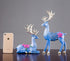 Standing Disk - Decorative Standing Disk with Modern Luxury Lucky Deer Resin Set