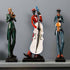 FINAL Music Band African figure sculpture decoration