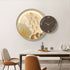 Clock Circle Crystal Porcelain Abstract Wall Hanging