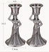 Candleholder -  Santa Maria Bronze and Silver