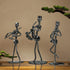 FINAL Music Band Iron Sculpture