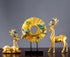 Standing Disk - Decorative Standing Disk with Modern Luxury Lucky Deer Resin Set