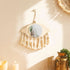 Handloom Wall Decor -  Mirror Boho Woven Mirror Tapestry