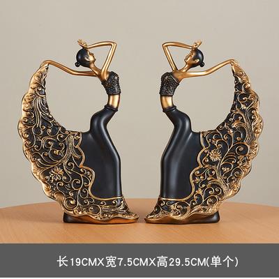 Decorative Ornaments Dancing Girl Figures