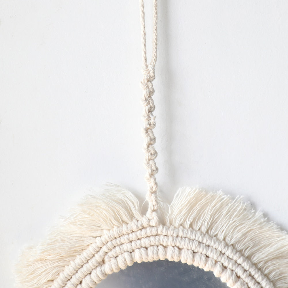 Mirror - Handmade Woven Mirror Tapestry