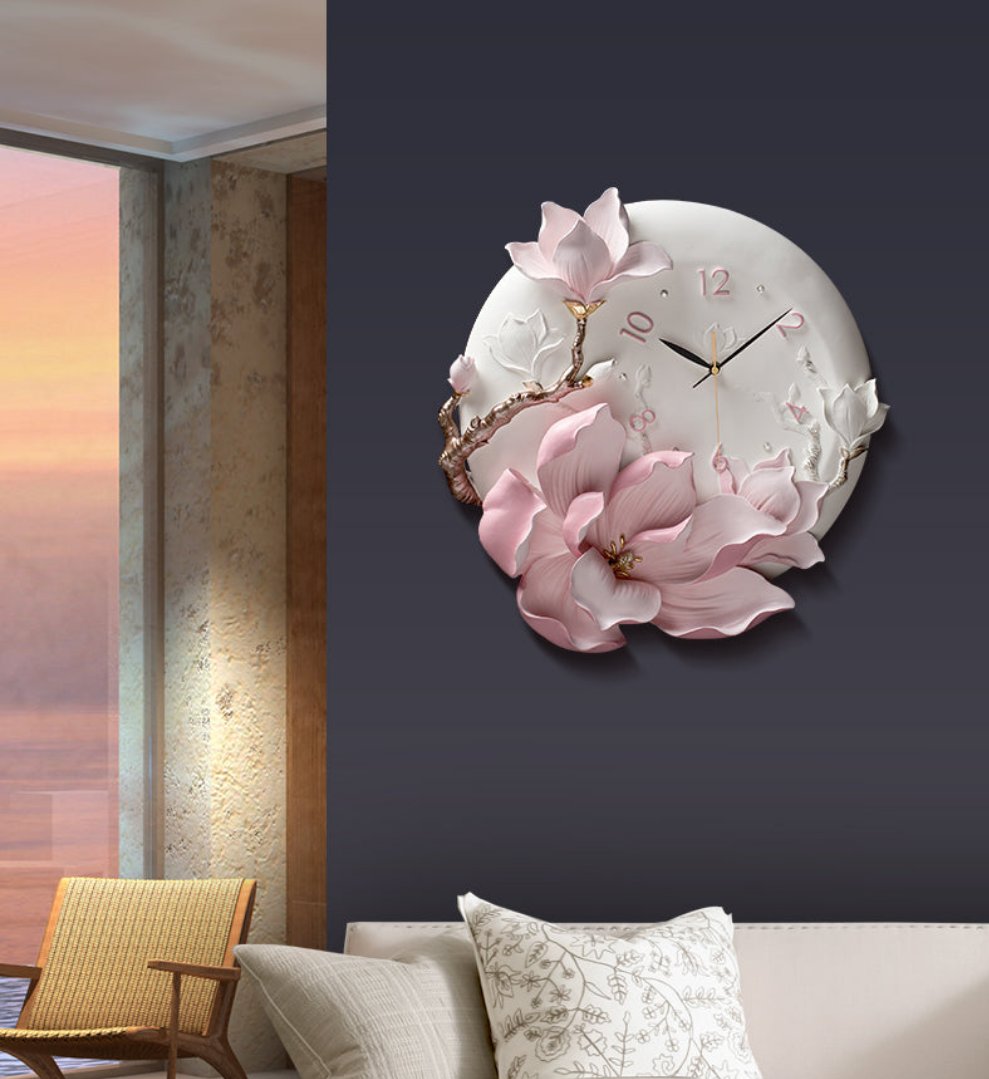 Resin Clock Wall Art