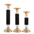 Candleholders - Gold Metal