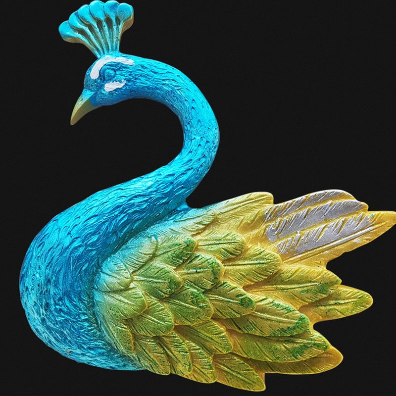 Peacock Clock - Decorative Large 3d Wall Clock Decoration