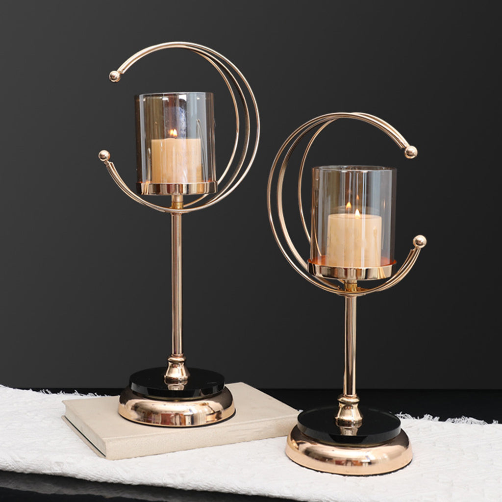 Candleholders  - Half Circle Design