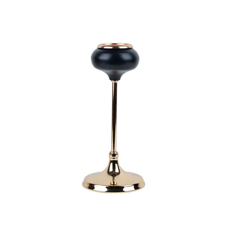 Candleholder - Gold and Black