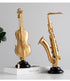 FINAL Music Band Gold Violin Artware Sculpture