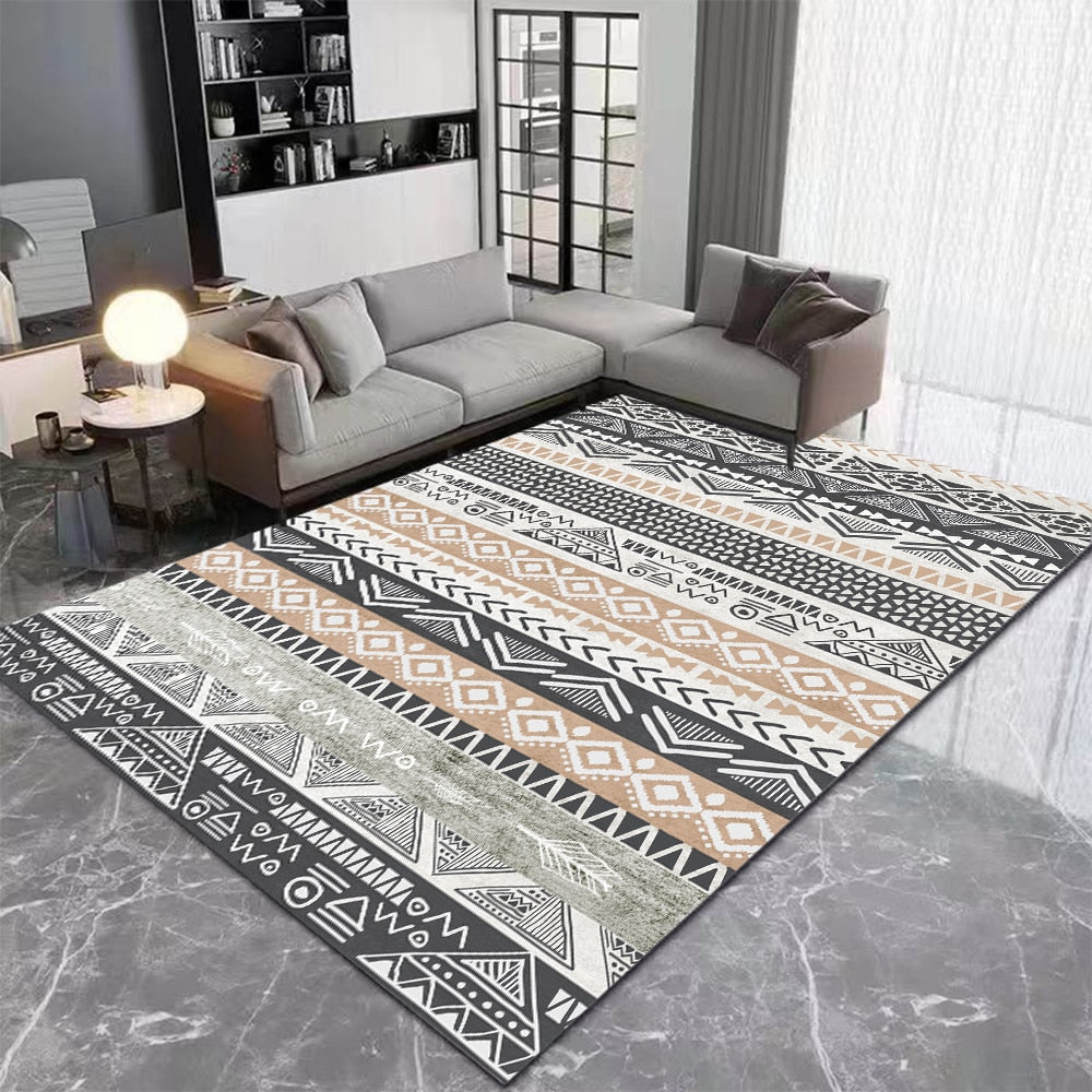 Living Room Designer Carpets - Gold designs