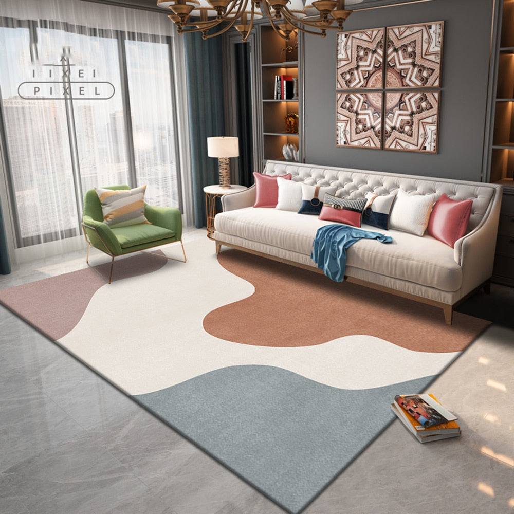 Living Room Designer Carpets - Ash Abstract Designs