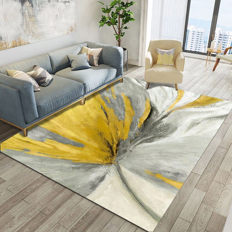 Living Room Designer Carpets - Leaves