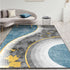 Living Room Designer Carpets - Blue Abstract designs