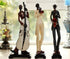 FINAL Music Band African figure sculpture decoration