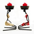 Candle Holders -  African Women Iron Rack