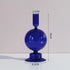 Candleholders - Blue Vase Glass Container