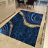 Living Room Designer Carpets - Blue Abstract designs