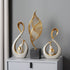 Abstract Ornaments - European Abstract Phoenix Ceramic Statue Accessories