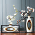Hollow Donut Oval Vase - Ornaments Light Luxury Modern Decoration