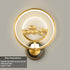 FINAL LED Chines Copper and Jade  Wall Lamp