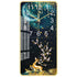 Rectangular Vertical Crystal Porcelain Clock Wall Hanging