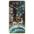 Rectangular Vertical Crystal Porcelain Clock Wall Hanging