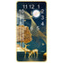 Rectangular Vertical Crystal Porcelain Clock Wall Hanging