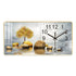 FINAL Rectangular Landscape Crystal Porcelain Clock Wall Hanging