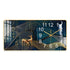 FINAL Rectangular Landscape Crystal Porcelain Clock Wall Hanging