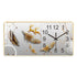 FINAL Rectangular Landscape Crystal Porcelain Clock Wall Hanging