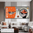 FINAL Rectangular Landscape Crystal Porcelain Clock Wall Hanging