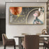 FINAL Rectangular Landscape Crystal Porcelain Clock Wall Hanging