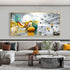 FINAL Rectangular Landscape Crystal Porcelain Clock Wall Hanging