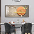 FINAL Rectangular Crystal Porcelain Clock Wall Hanging