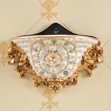 Wall Hanging Vase - European Luxury Diamond Wall Hanging Decoration